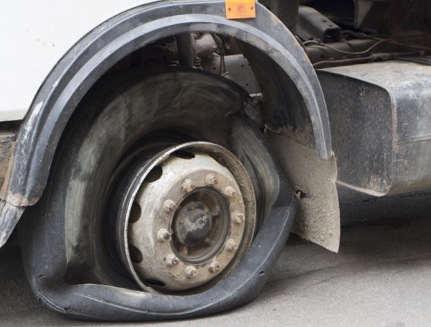 flat tire change - roadside assistance