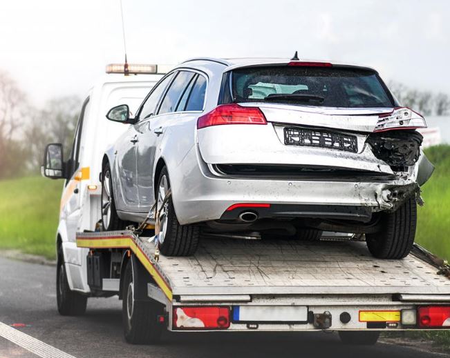 flatbed towing, car towing